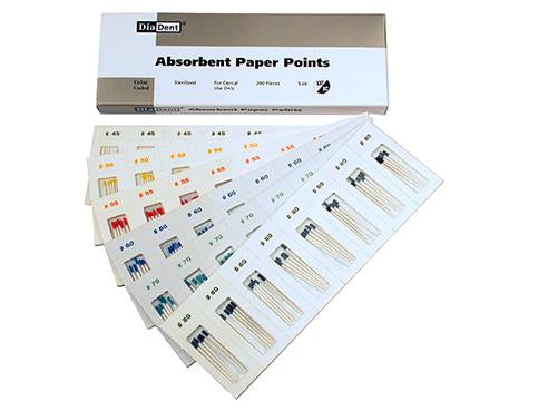 Spill Proof Absorbent Paper Points (Diadent)