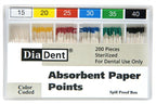 Spill Proof Absorbent Paper Points (Diadent)