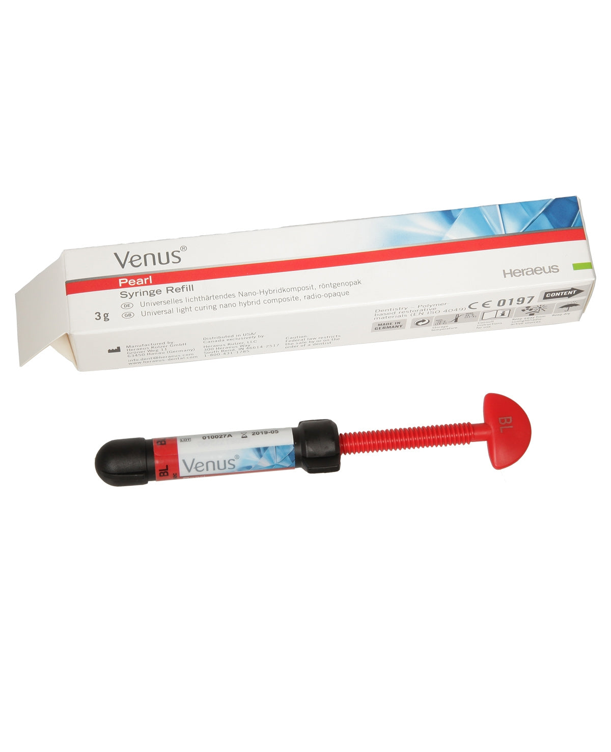 Venus Pearl Syringe (Heraeus Kulzer)