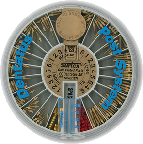 Surtex Screw Post Refill (Gold Plated) (Dentatus)