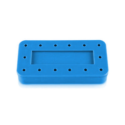 Bur Block 14 Hole Rectangular (Plasdent)