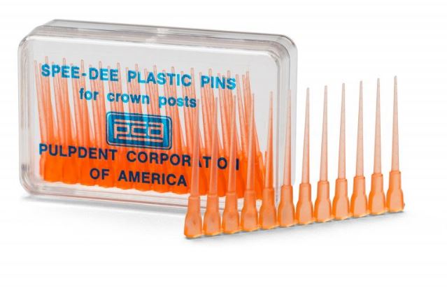 Spee-Dee Plastic Pins (Pulpdent)