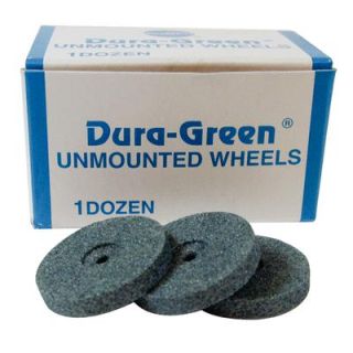 Dura Green Unmounted Finishing Stones Wheels (Shofu)