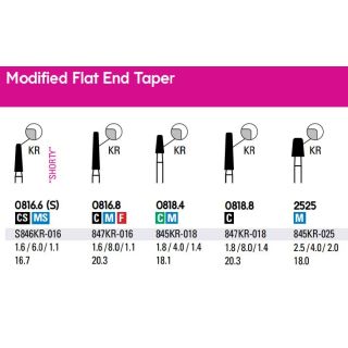 Neo Diamond - Modified Flat End Taper (Microcopy)