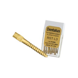 Surtex Screw Post Refill (Gold Plated) (Dentatus)